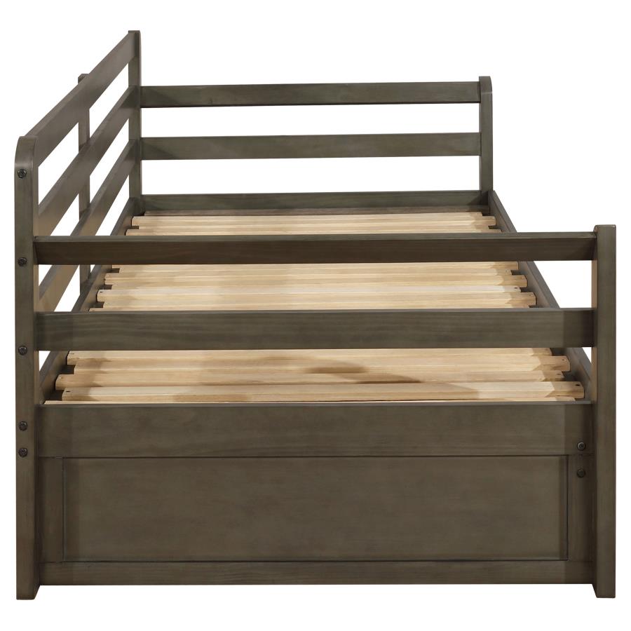 (image for) Sorrento 2-drawer Twin XL Daybed with Extension Trundle Grey