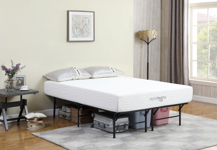 (image for) Mabel Metal Full Mattress Support Platform Bed Black