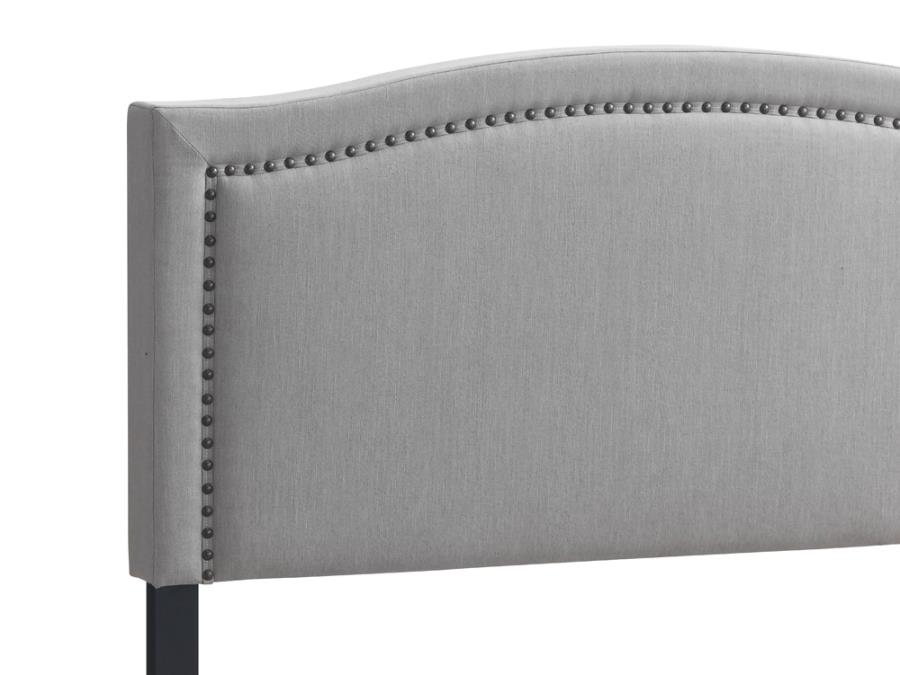 (image for) Hamden Upholstered Full Panel Bed Mineral