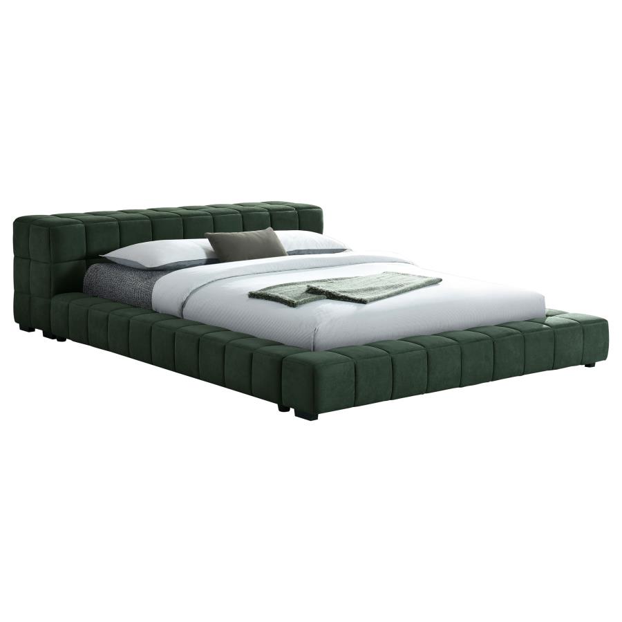 (image for) Trinity Upholstered Full Platform Bed Spruce