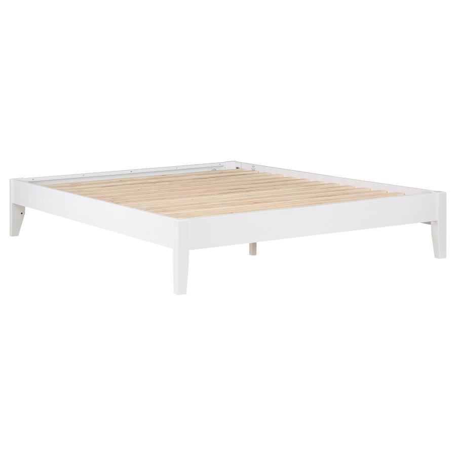 (image for) Hounslow California King Universal Platform Bed White - Click Image to Close