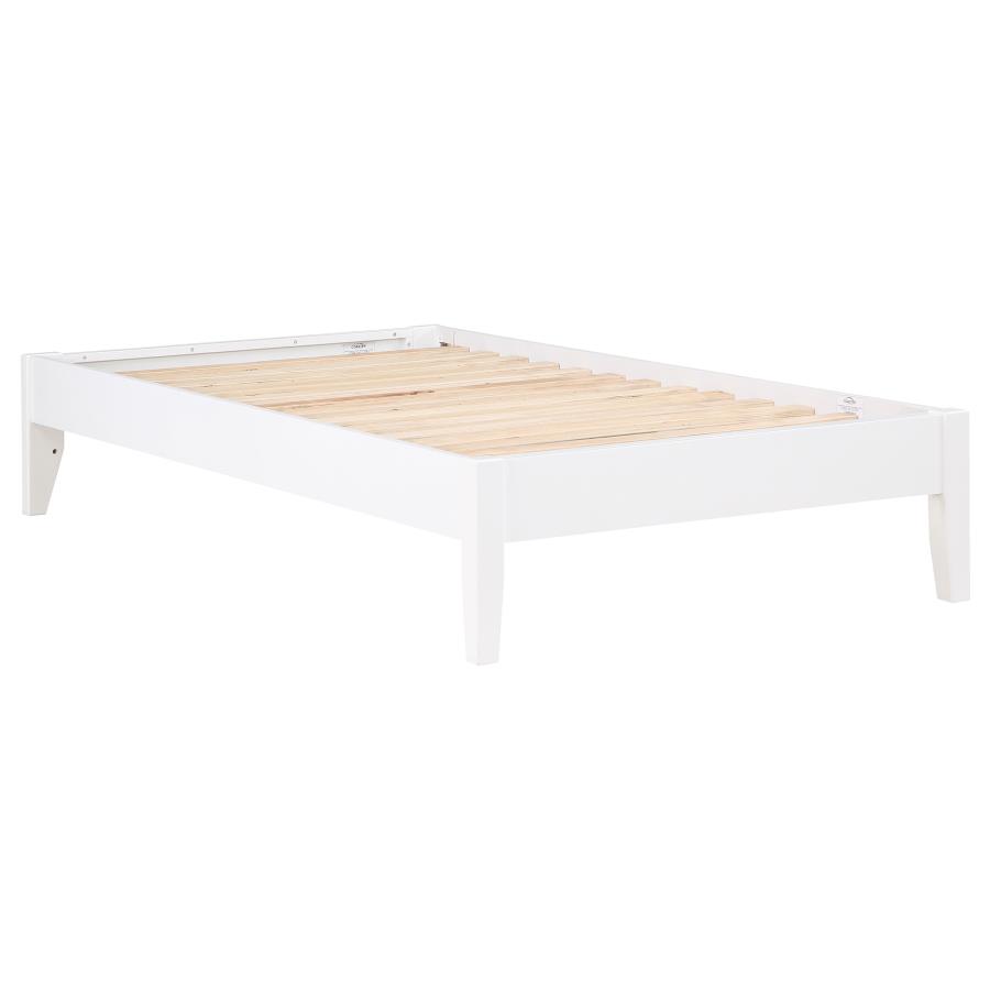 (image for) Hounslow Twin Universal Platform Bed White - Click Image to Close