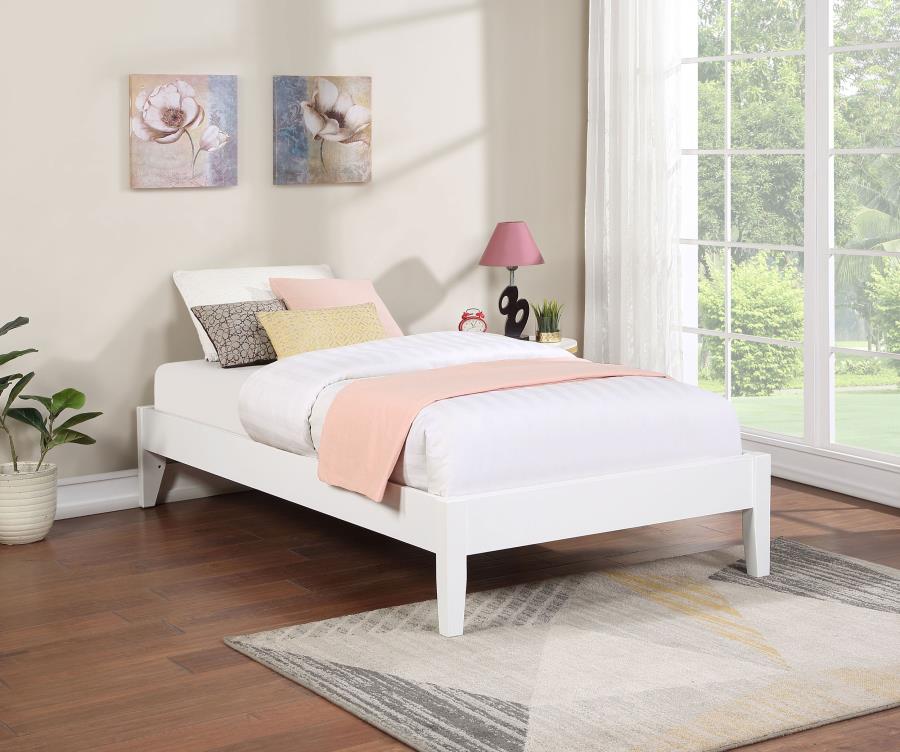 (image for) Hounslow Twin Universal Platform Bed White