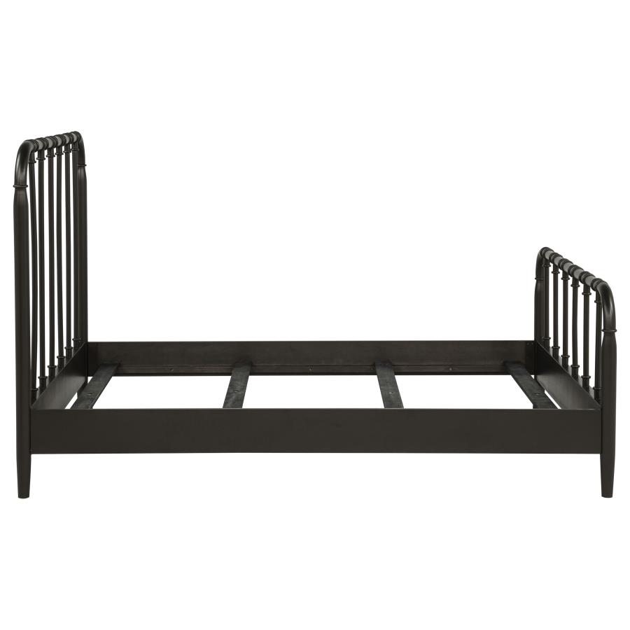 Rocco All Wood Water Pipe Open Frame Full Bed Dark Bronze
