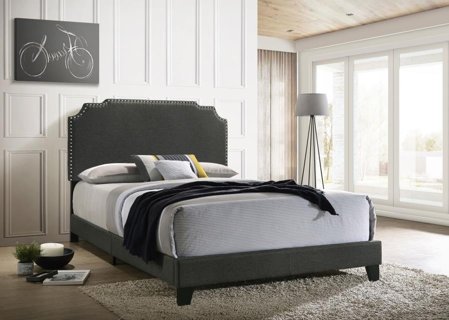 (image for) Tamarac Upholstered Full Panel Bed Grey