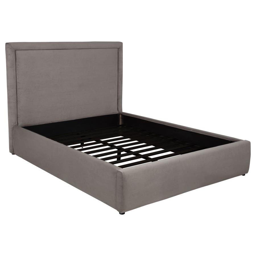 (image for) Lawson 54-inch Upholstered Queen Platform Bed Mushroom