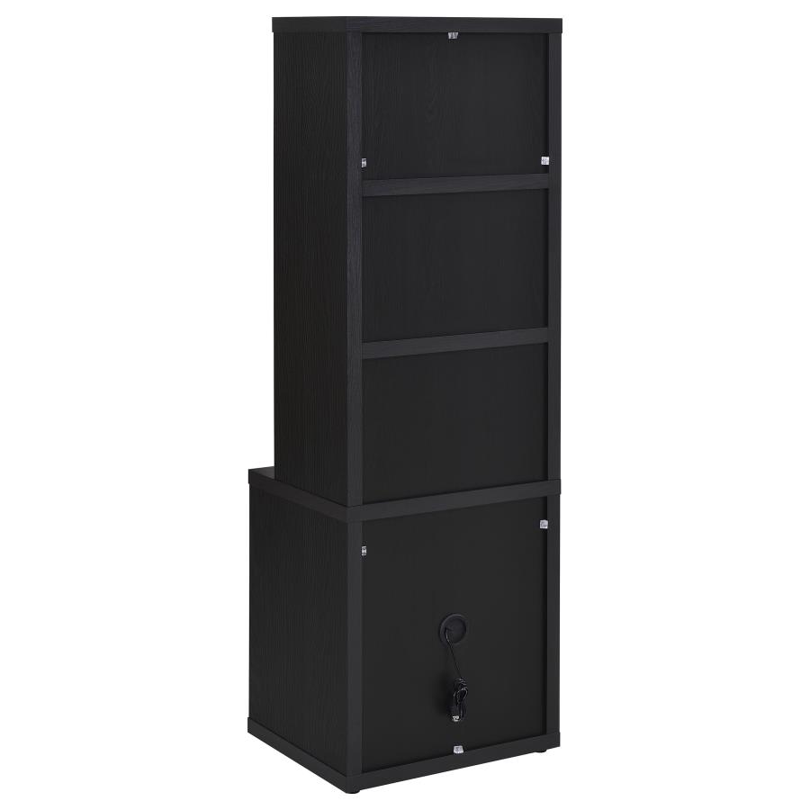 Westpark 3-piece Full Bedroom Set Bookcase Headboard Black