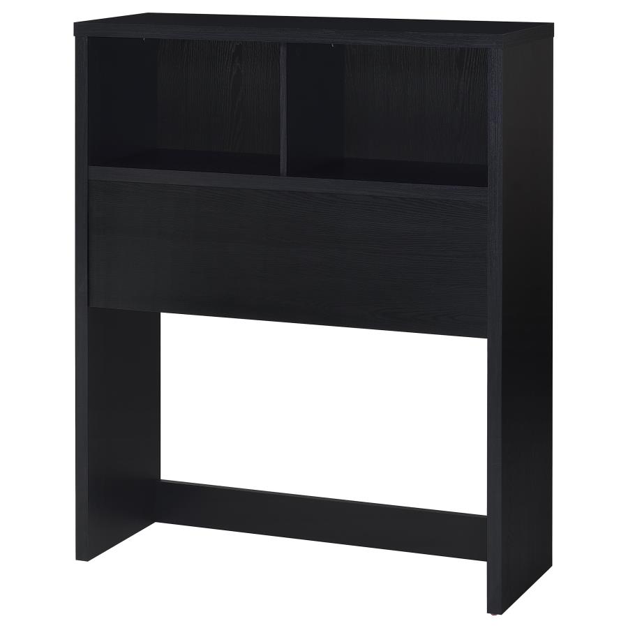 Westpark 49-inch Twin Bookcase Headboard Black