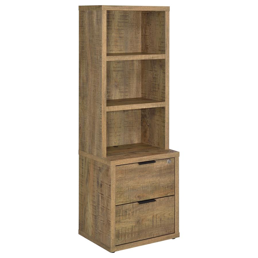 Westpark 3-piece Full Bedroom Set Bookcase Headboard Mango