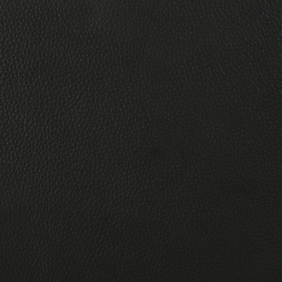 Medley Genuine Leather Queen Panel Platform Bed Black