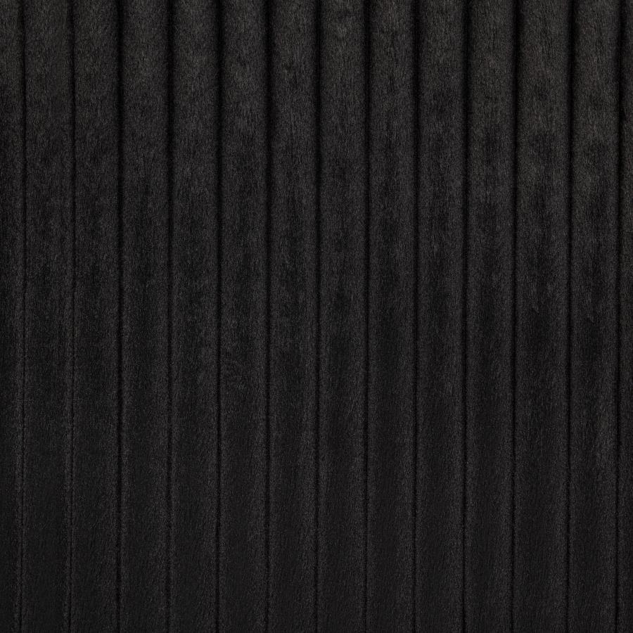 Centergrove Upholstered California King Wingback TV Bed Black