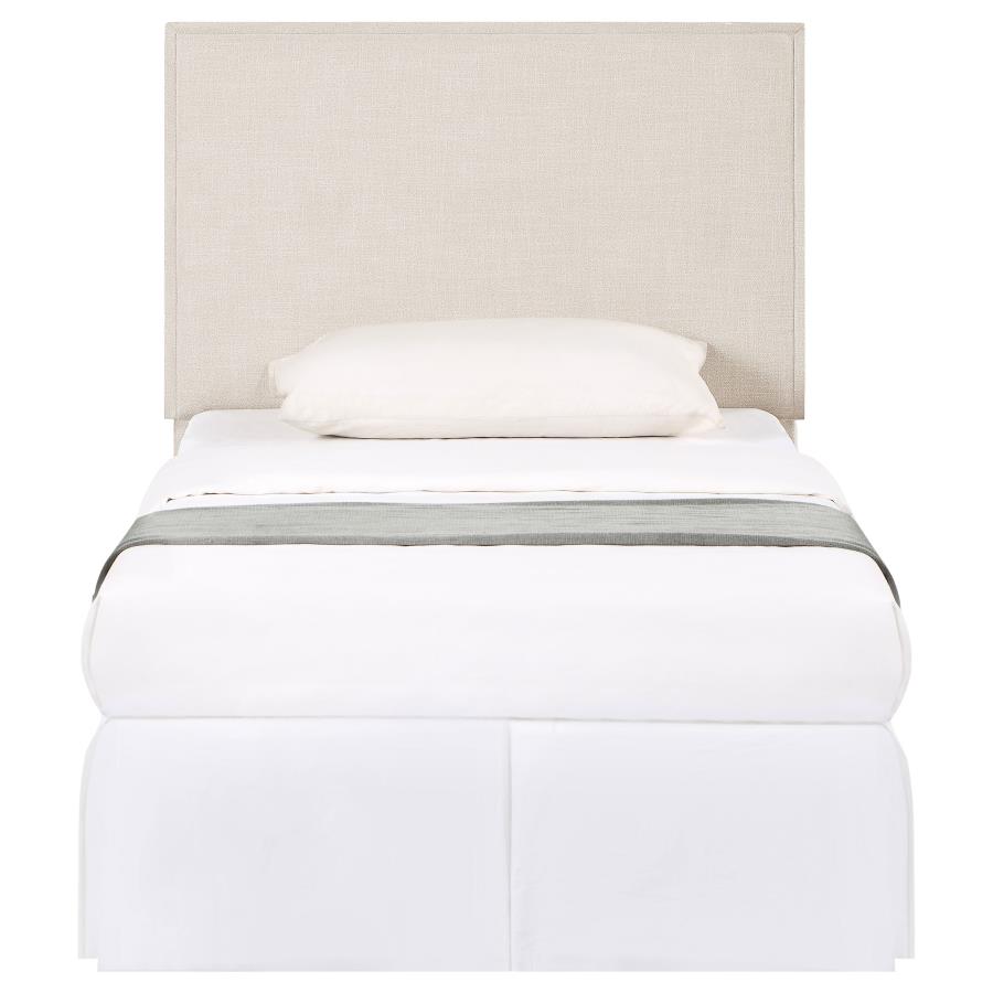 (image for) Izzy Upholstered Twin Panel Headboard Sand