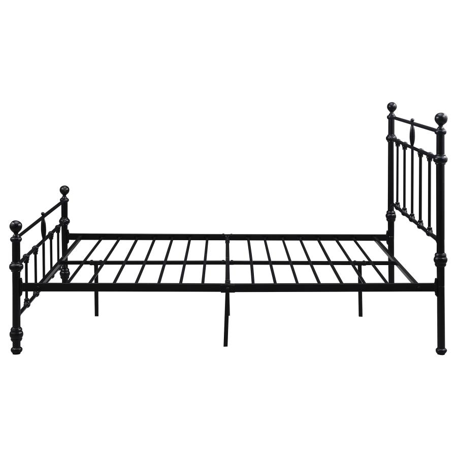 (image for) Novak 48-inch Metal Full Open Frame Bed Matte Black