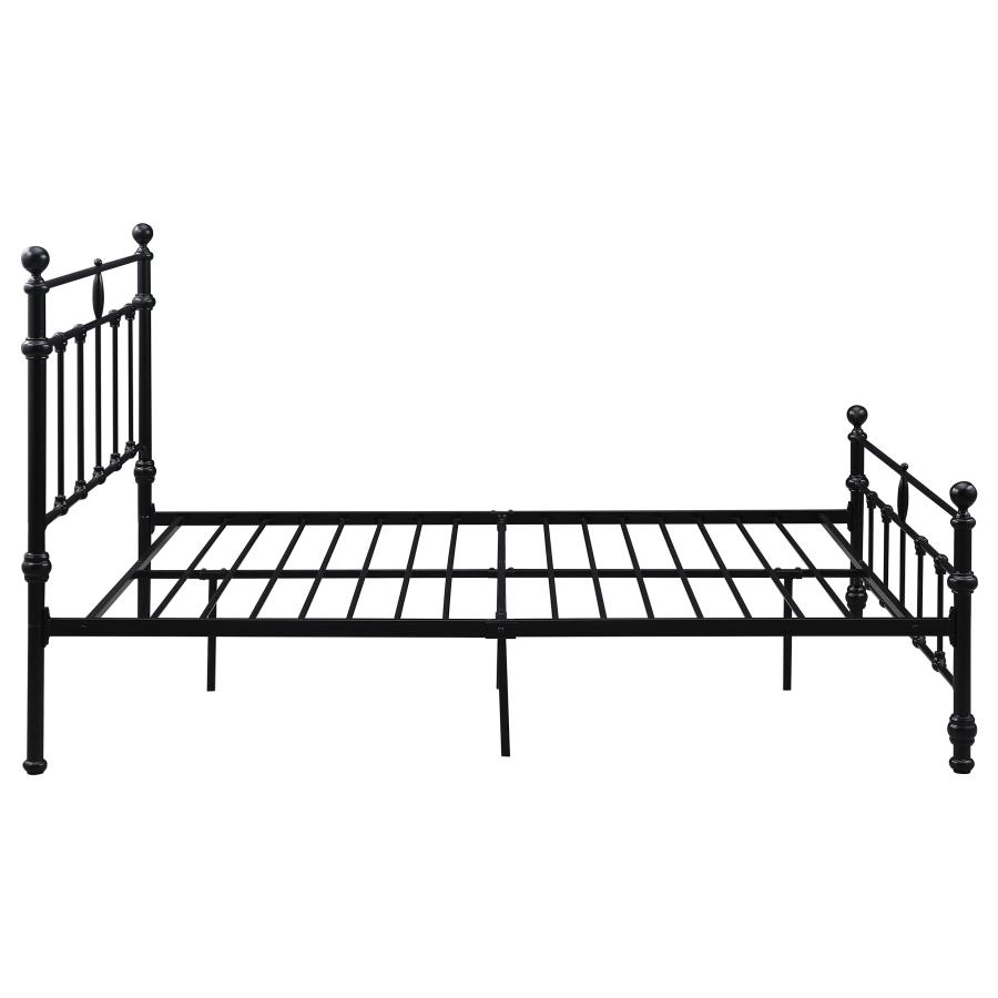 (image for) Novak 48-inch Metal Full Open Frame Bed Matte Black