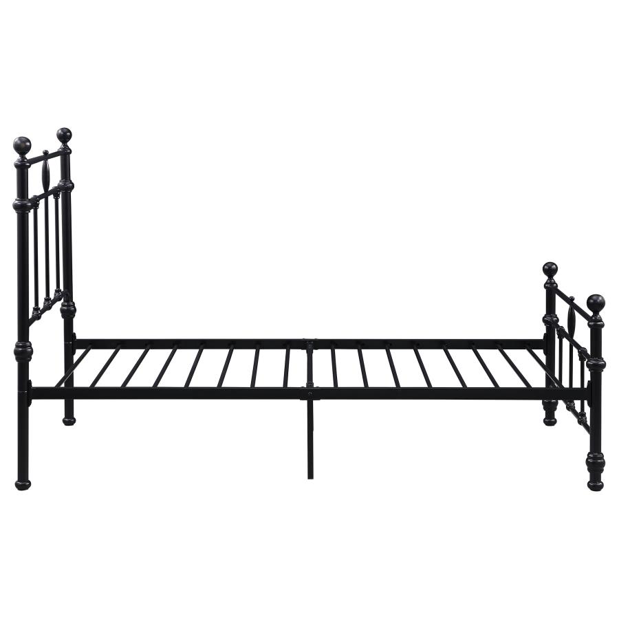 (image for) Novak 48-inch Metal Twin Open Frame Bed Matte Black