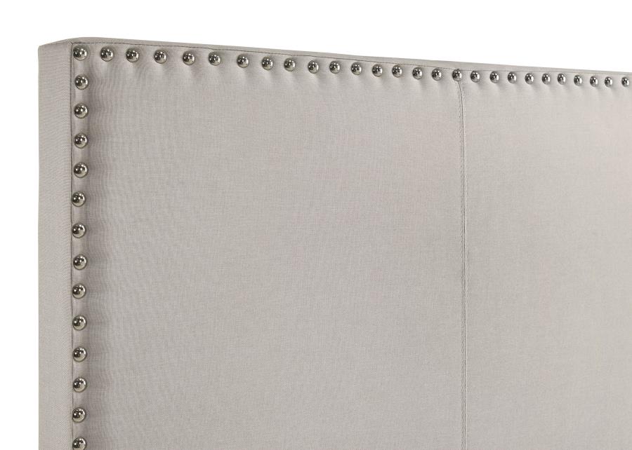 Boyd Upholstered California King Panel Bed Ivory