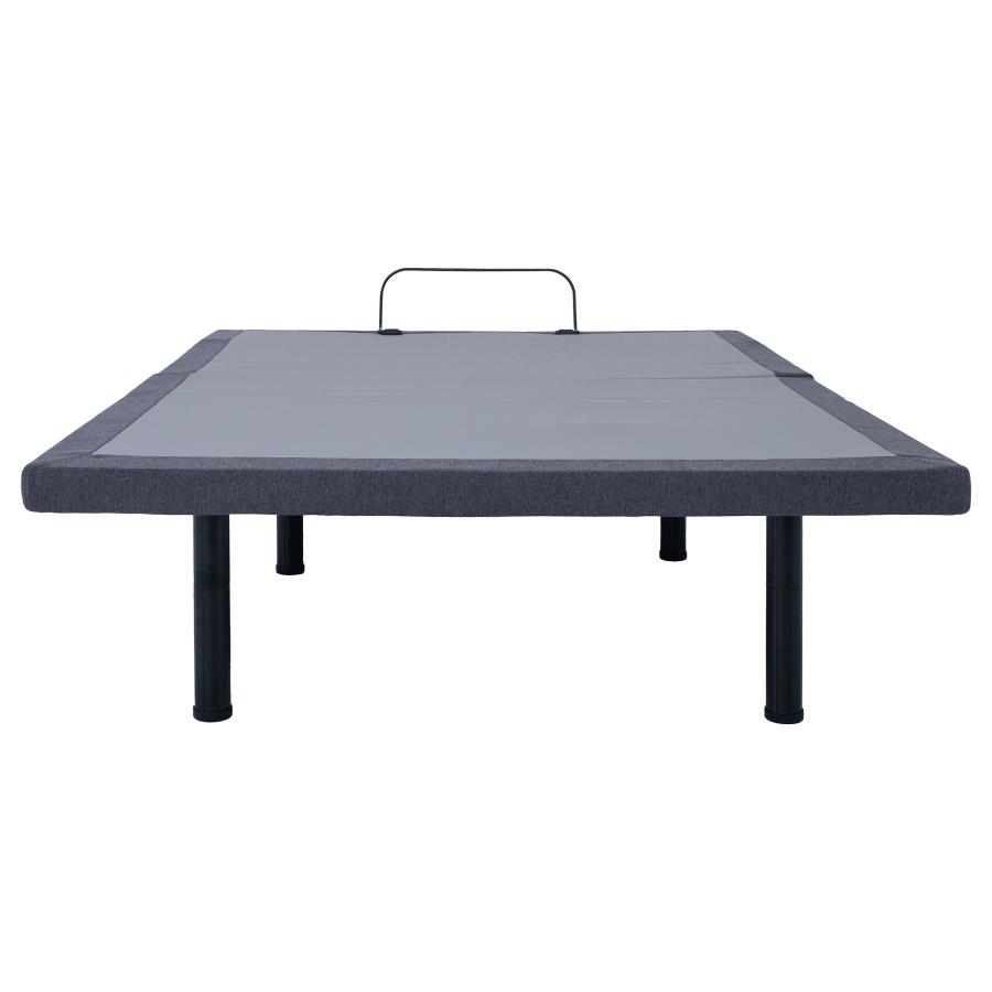 (image for) Clara California King Adjustable Bed Base Grey and Black