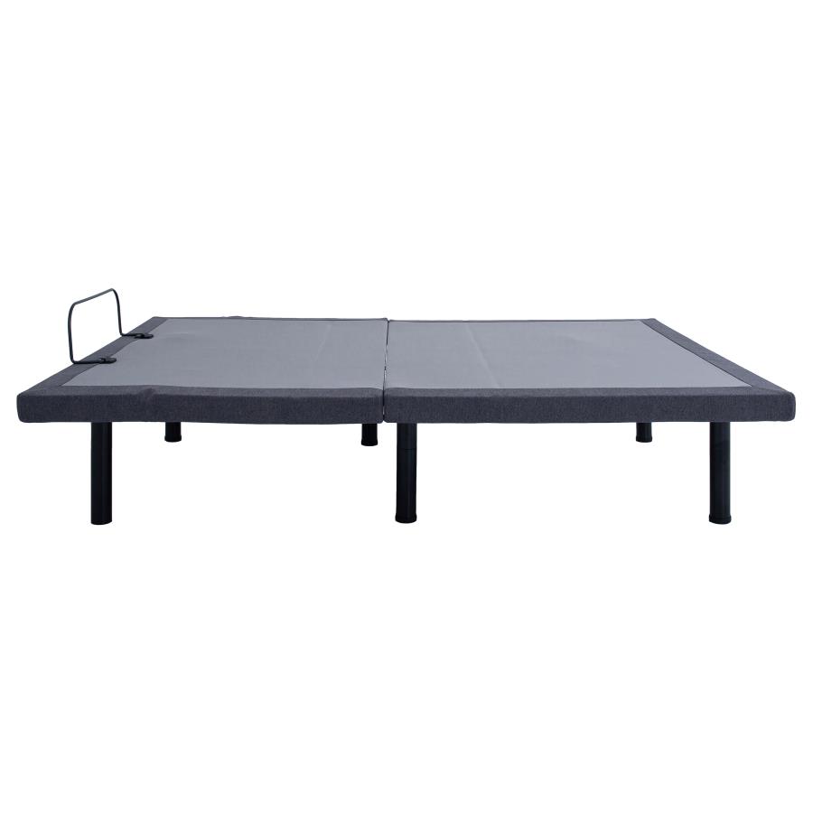 (image for) Clara Twin Extra Long Adjustable Bed Base Grey and Black