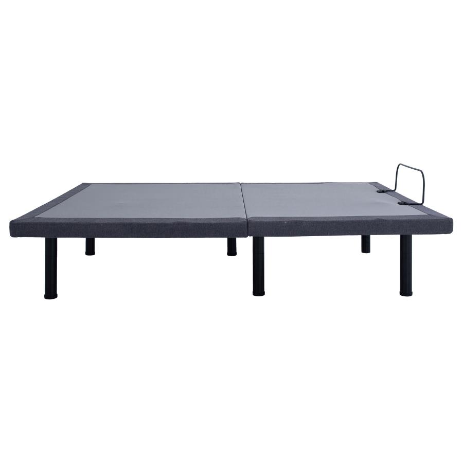 (image for) Clara Twin Extra Long Adjustable Bed Base Grey and Black