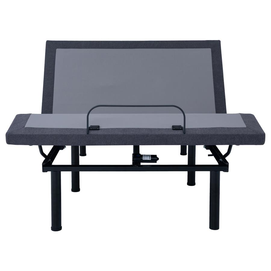 (image for) Negan Full Adjustable Bed Base Grey and Black