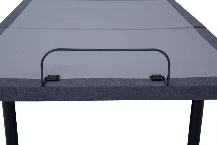 (image for) Negan Full Adjustable Bed Base Grey and Black