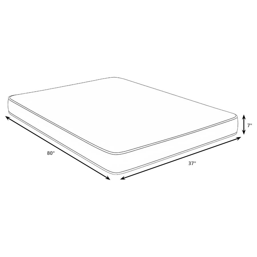 Modal Additional Images for Kenyon 7-inch Twin XL Bamboo Cover Firm Foam Mattress