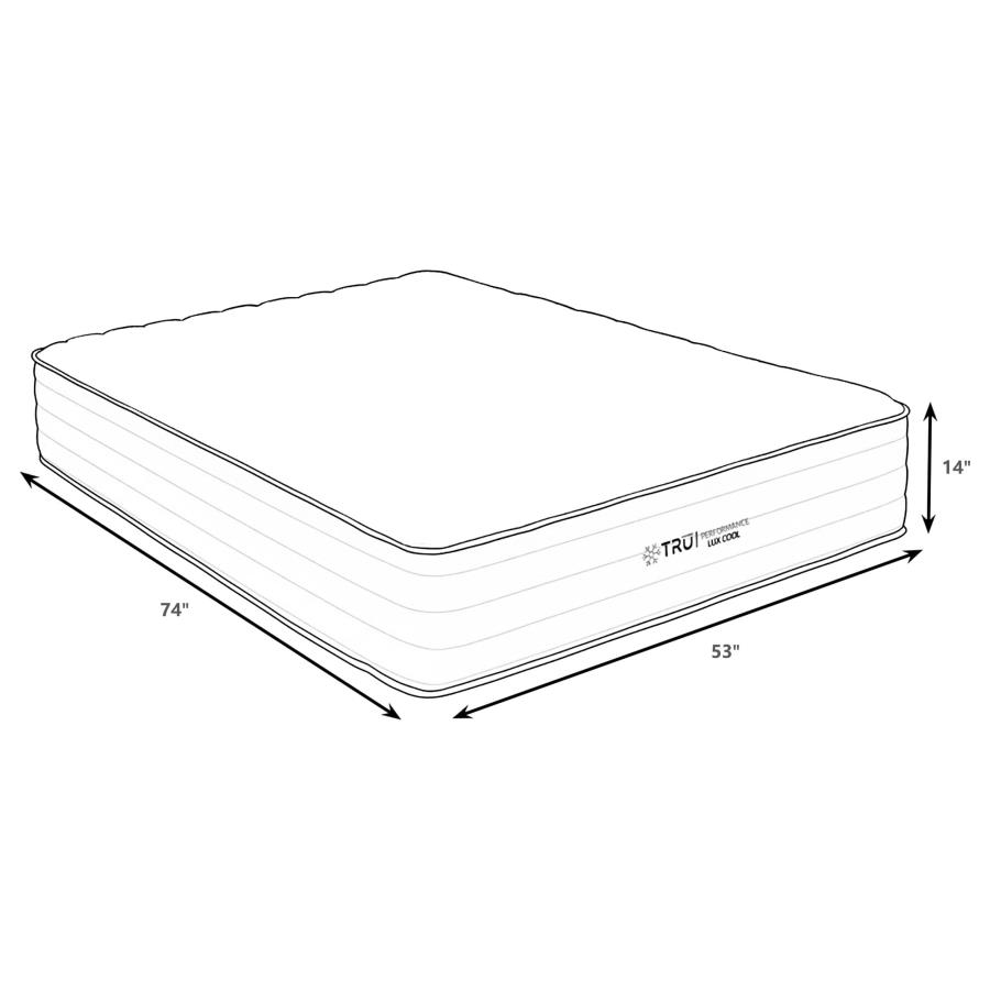 Modal Additional Images for Montlake 14-inch Full Cool Firm Memory Foam Hybrid Mattress