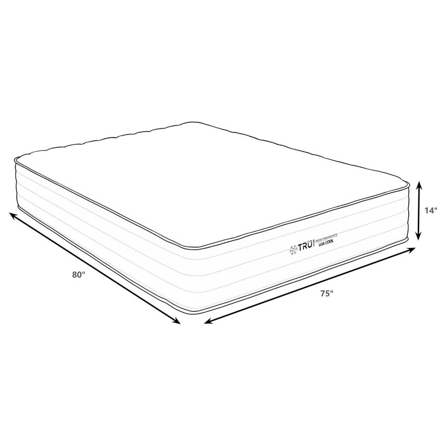 Modal Additional Images for Montlake 14-inch Eastern King Cool Firm Foam Hybrid Mattress