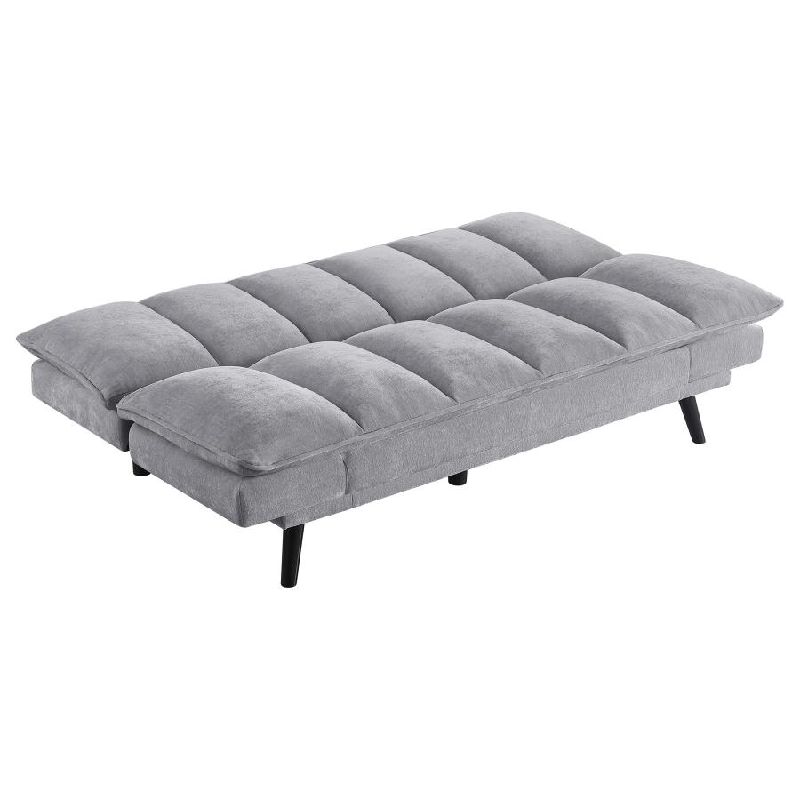 (image for) Laredo Upholstered Tufted Convertible Sofa Bed Grey