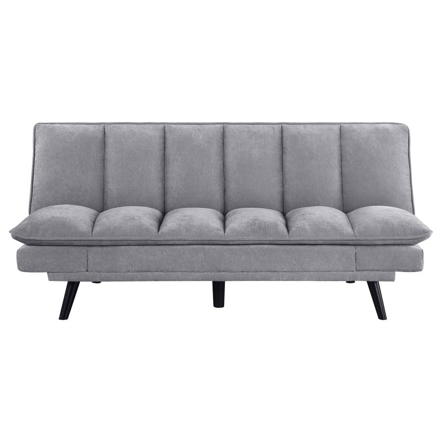 (image for) Laredo Upholstered Tufted Convertible Sofa Bed Grey