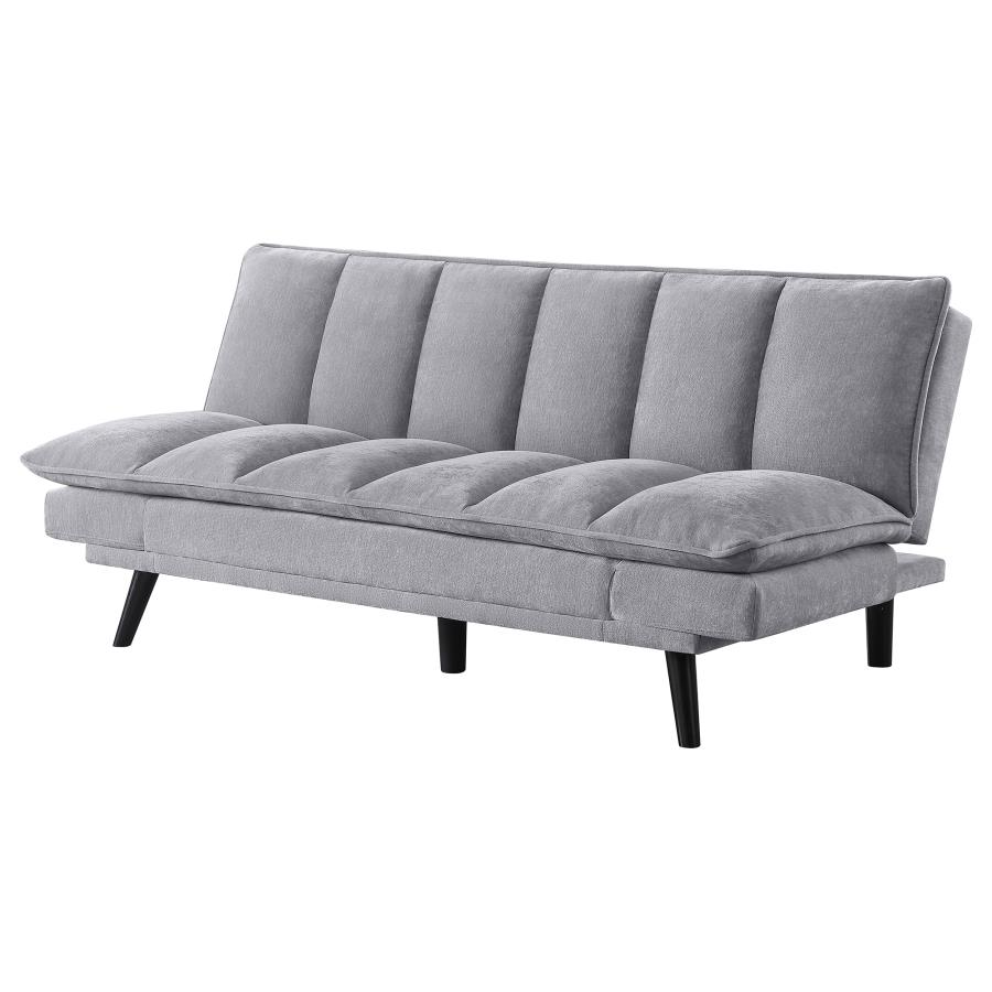 (image for) Laredo Upholstered Tufted Convertible Sofa Bed Grey