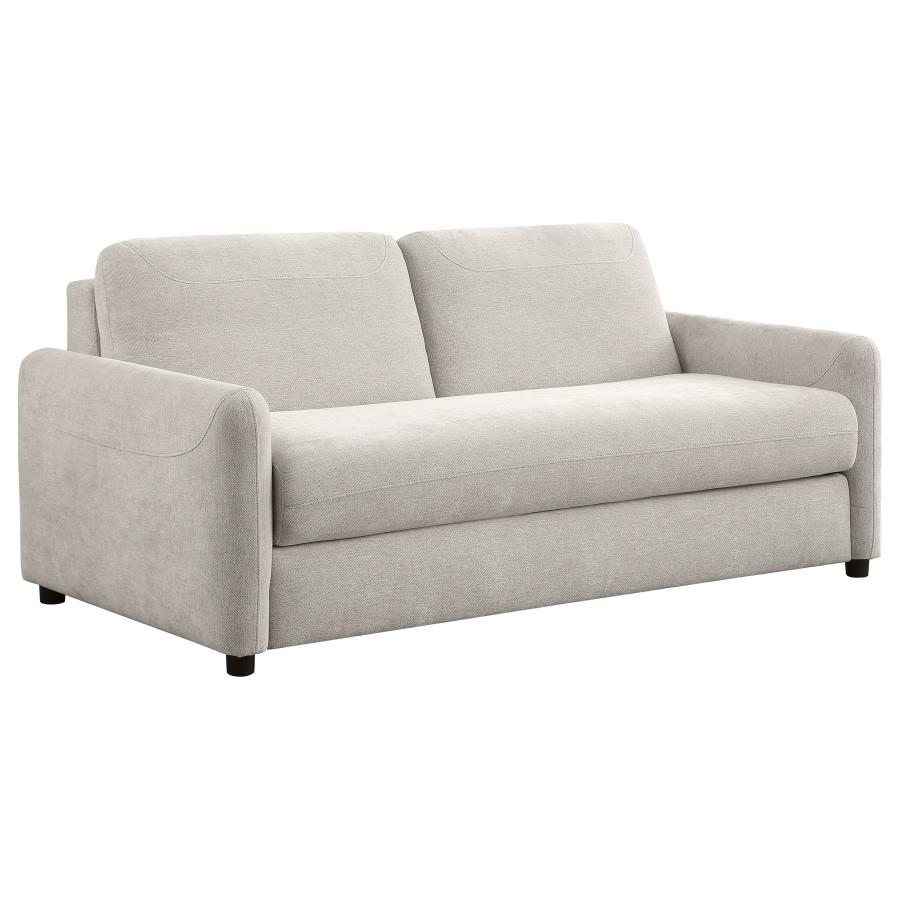 (image for) Rylie Upholstered Sofa Sleeper with Queen Mattress Beige