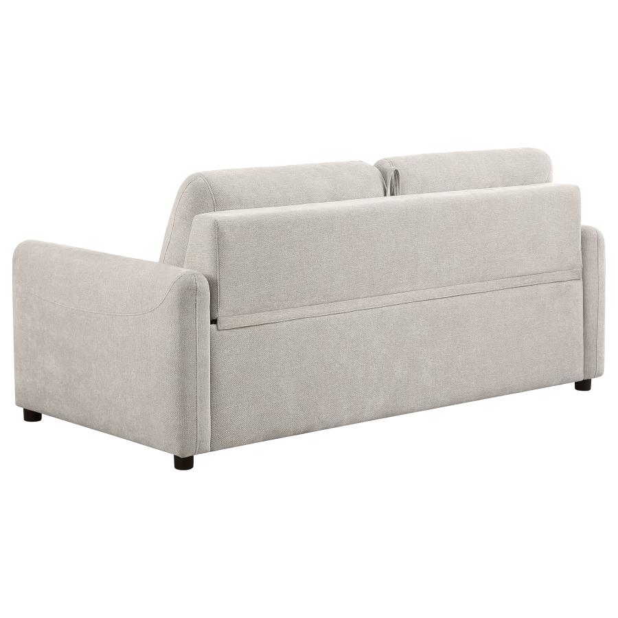 (image for) Rylie Upholstered Sofa Sleeper with Queen Mattress Beige