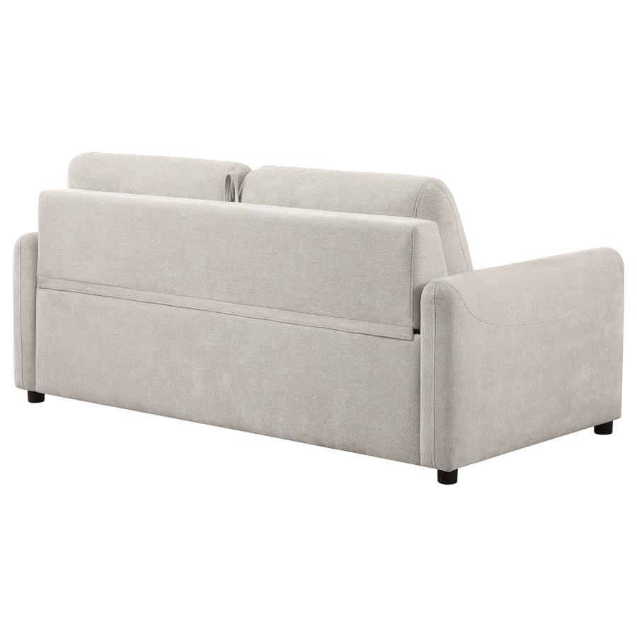 (image for) Rylie Upholstered Sofa Sleeper with Queen Mattress Beige