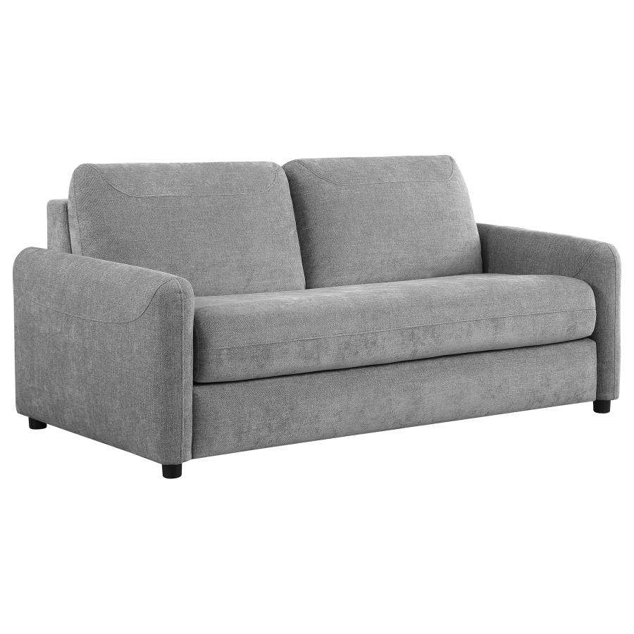 (image for) Rylie Upholstered Sofa Sleeper with Queen Mattress Grey