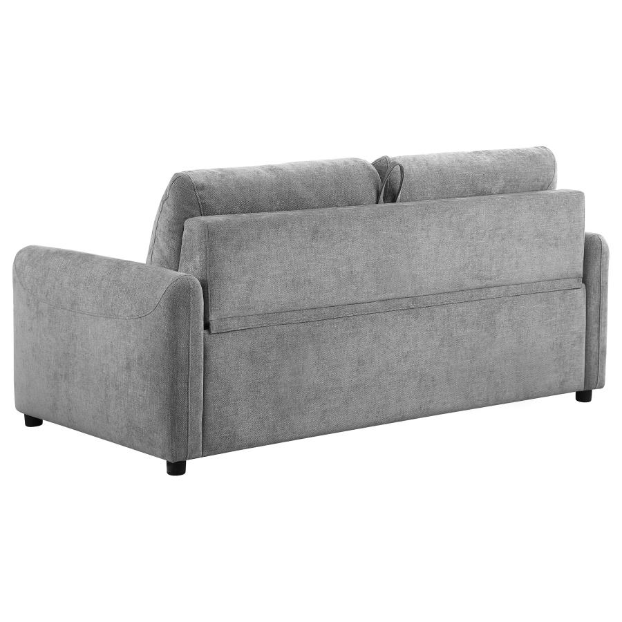 (image for) Rylie Upholstered Sofa Sleeper with Queen Mattress Grey