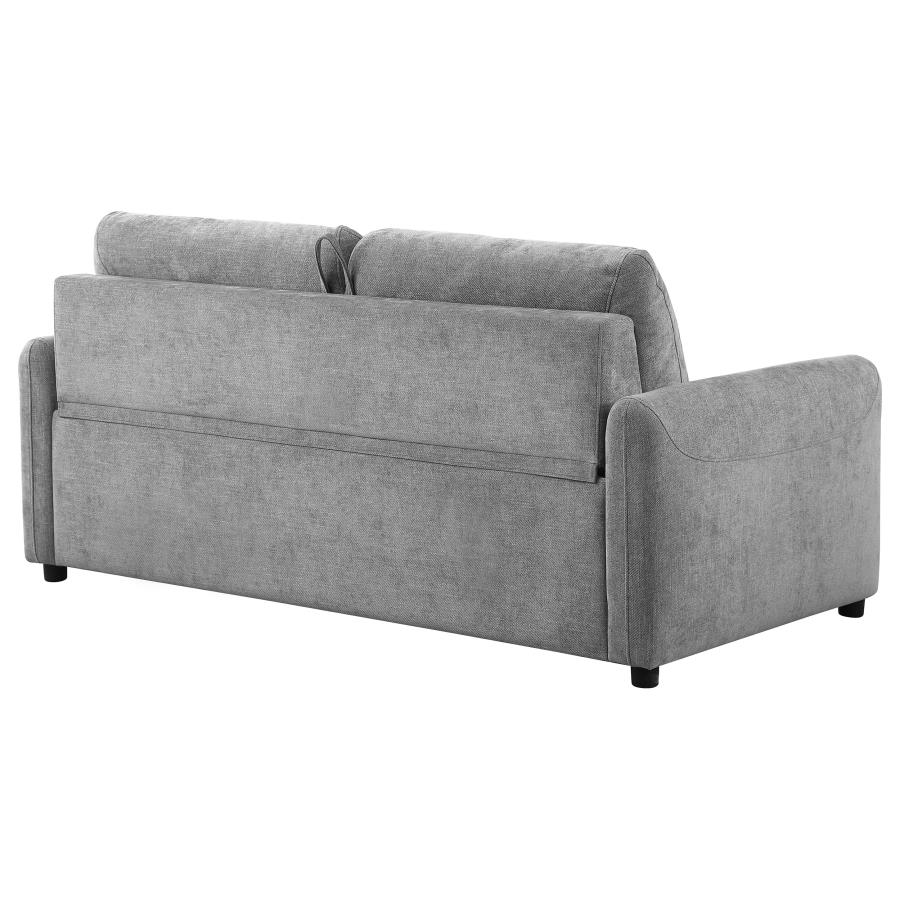 (image for) Rylie Upholstered Sofa Sleeper with Queen Mattress Grey