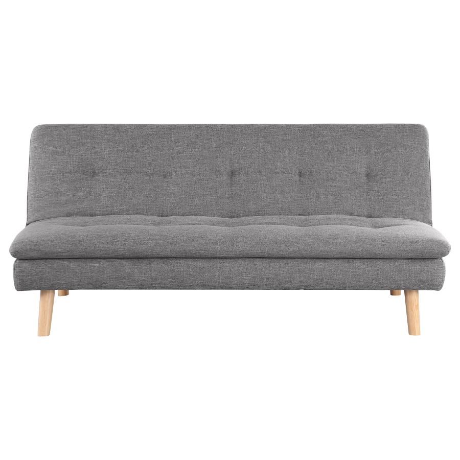 (image for) Scout Upholstered Tufted Convertible Sofa Bed Grey