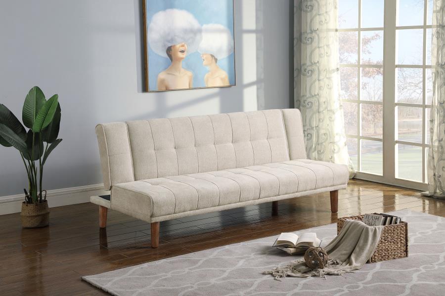 (image for) Joan Upholstered Sofa Bed Beige