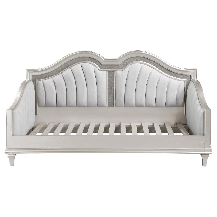 (image for) Evangeline Upholstered Twin Daybed Silver Oak