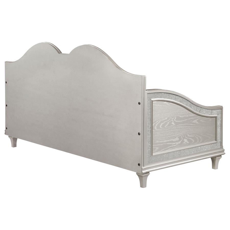 (image for) Evangeline Upholstered Twin Daybed Silver Oak