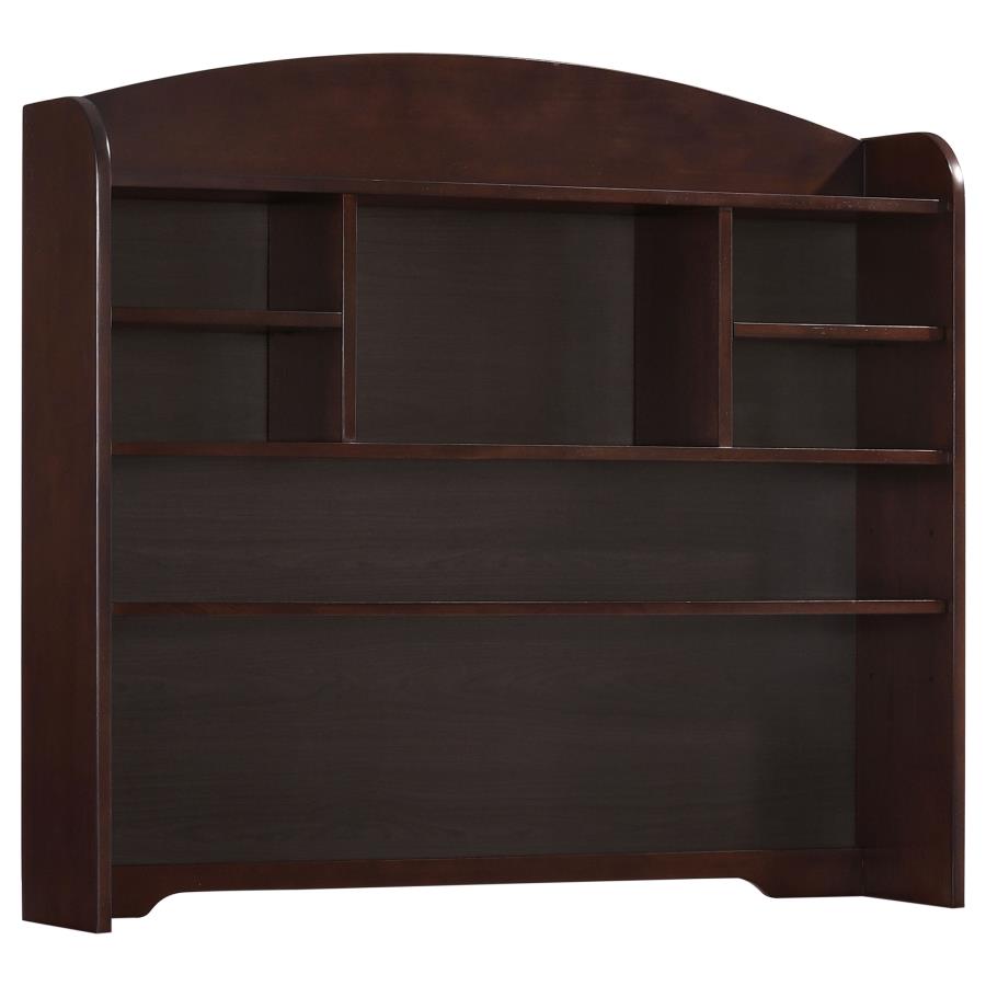 (image for) Phoenix Desk Hutch with Shelves Cappuccino