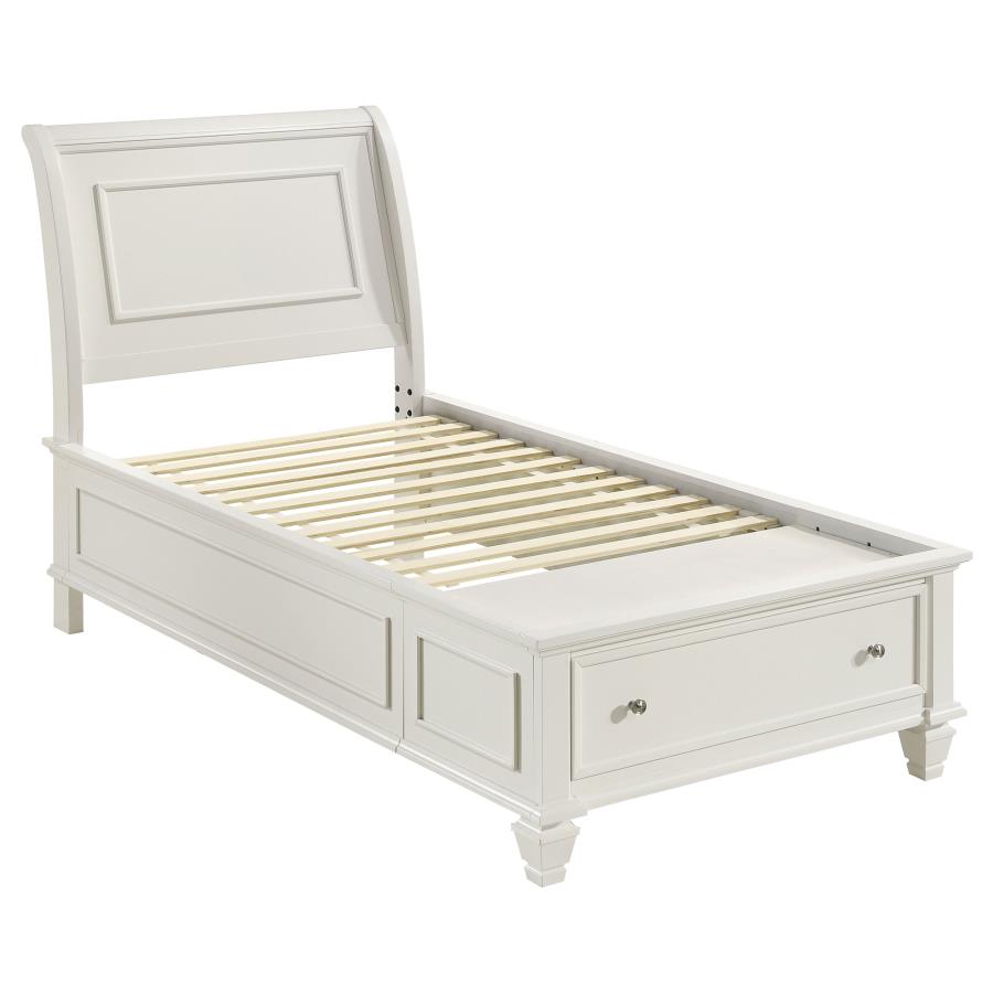 (image for) Selena 4-piece Twin Bedroom Set Cream White