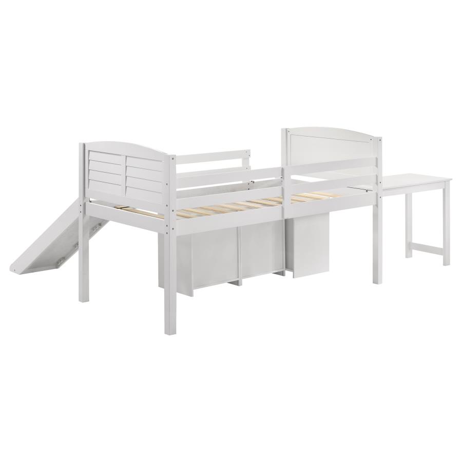 (image for) Millie Twin Workstation Loft Bed White