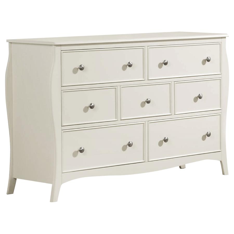 (image for) Dominique 7-drawer Dresser Cream White - Click Image to Close