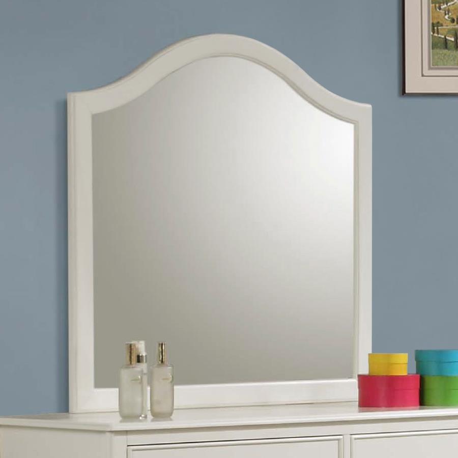 (image for) Dominique Dresser Mirror Cream White