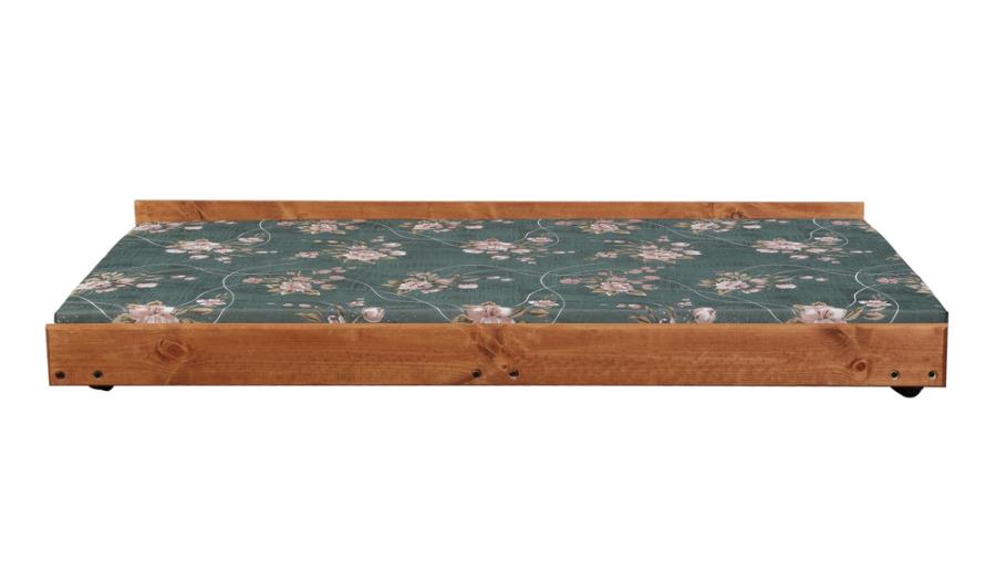 (image for) Wrangle Hill Wood Trundle with Bunkie Mattress Amber Wash