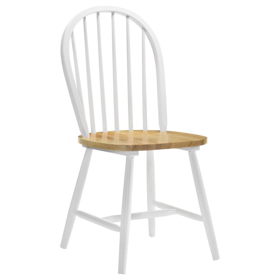 (image for) Cinder Wood Dining Side Chair White (Set of 4)