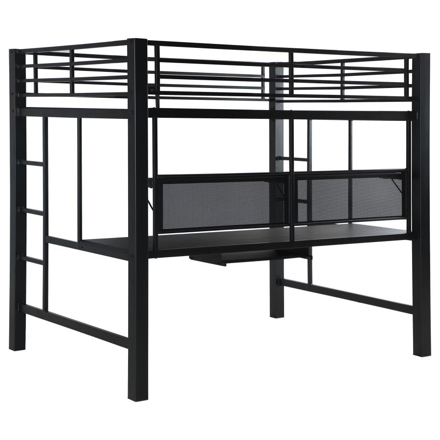 (image for) Avalon Full Workstation Loft Bed Black