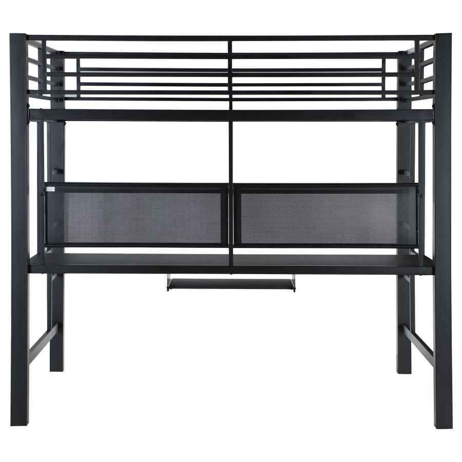 (image for) Avalon Full Workstation Loft Bed Black